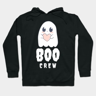 Little Cute Boo Crew Halloween Ghost Heart Hoodie